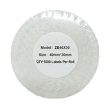 Alternative Etikettenrolle zu Zebra 40mm x 30mm Universaletiketten