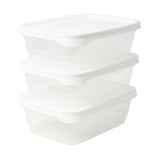 3er-Set Aufbewahrungsdosen Meal-Prep-Dosen Boxen Frischhaltedosen