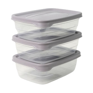 3er-Set Frischhaltedosen Aufbewahrungsdosen Meal-Prep-Dosen Boxen