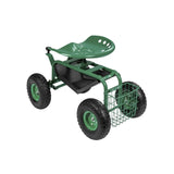 Gartenwagen Transportwagen Fahrbarer Gartensitz Rollsitz Gartenhocker