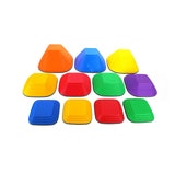Balanciersteine Balancespiel Balance Trainer Trittsteine Fluss-Steine