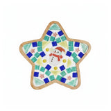 DIY-Mosaik-Bastelset Schneemann Mosaik-Untersetzer Stern-Untersetzer