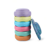 Trittsteine Motorikspielzeug Balanciersteine Flusssteine Balancespiel