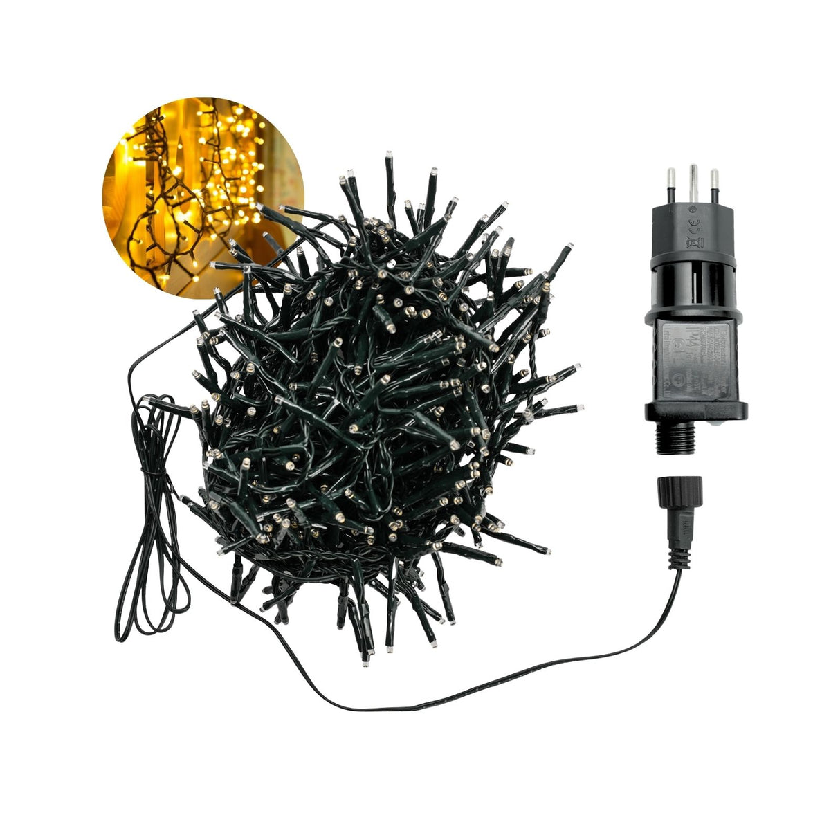 LED Weihnachtslichterkette Cluster-Lichterkette Weihnachtsbeleuchtung