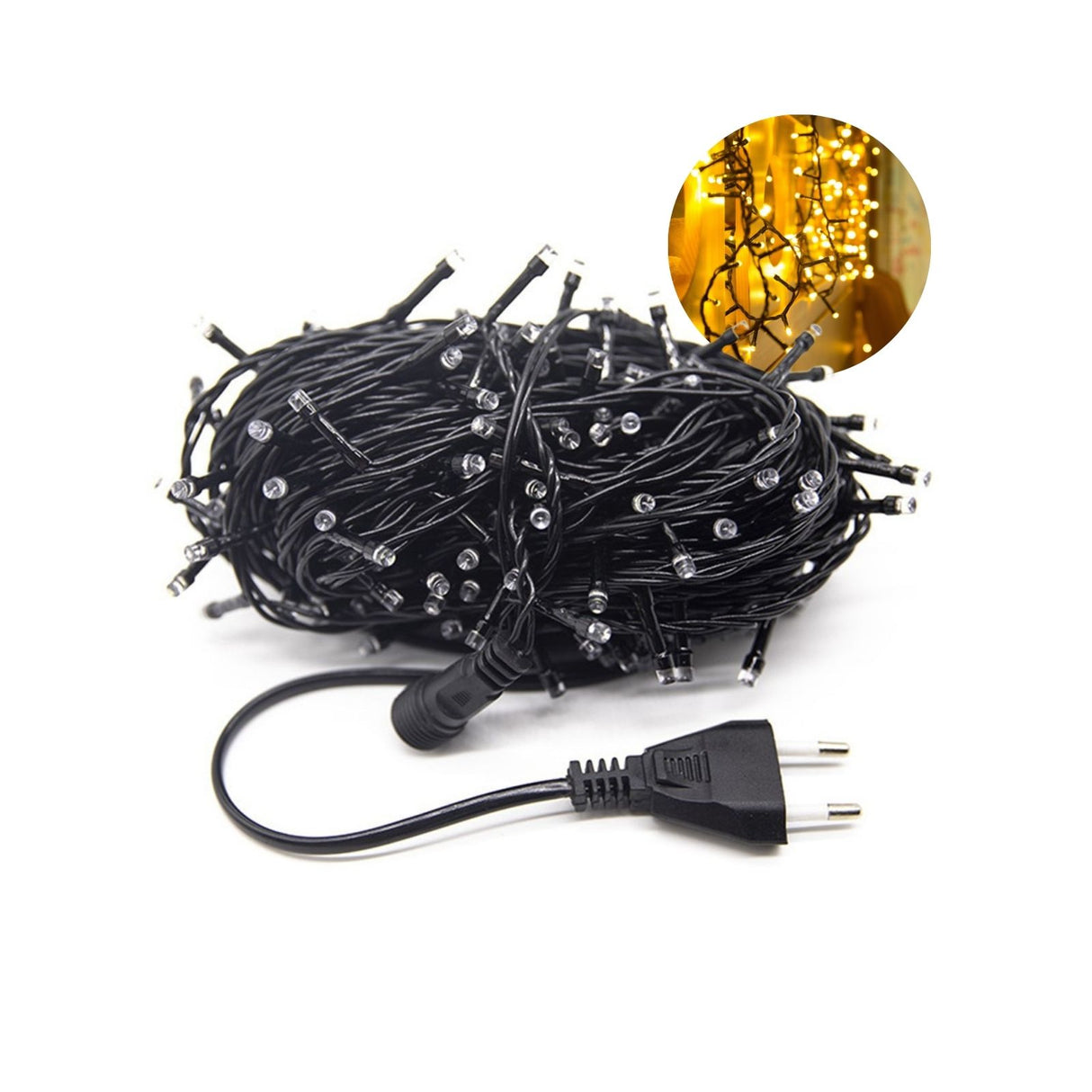 Erweiterbare LED-Lichterkette 9.7m Verlängerung mit Steckverbindung