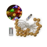 Marokkanische LED Lichterkette 3.5m Orientalische Deko Beleuchtung