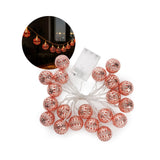 Marokkanische LED Kugelleuchte 3m Orientalische Deko Lichterkette
