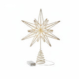 Christbaumspitze LED-Stern Weihnachtsbaumschmuck Weihnachtsdeko