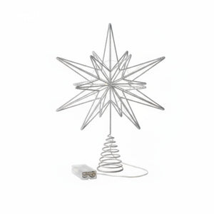 Christbaumspitze Weihnachtsbaumschmuck LED-Stern Weihnachtsdeko