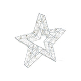 LED-Dekostern offen 3D Leuchtstern Drahtstern Weihnachtsstern