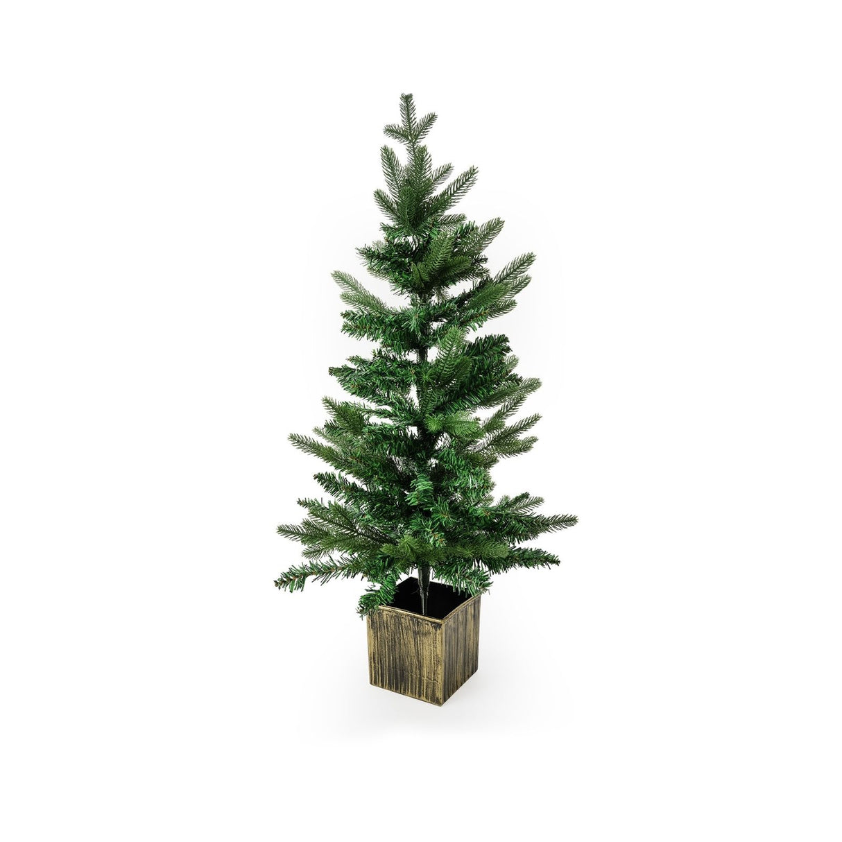 Weihnachtsbaum 90cm mit Topf Tisch-Christbaum Kunsttannenbaum