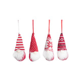 4er-Set Hängender Wichtel Weihnachtswichtel Gnom Weihnachtsdekoration