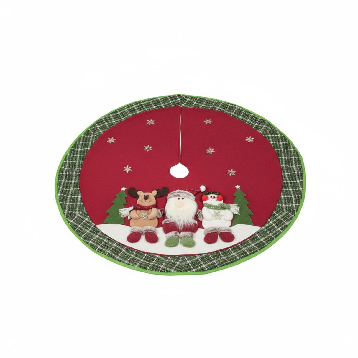 Christbaumdecke Weihnachtsbaum-Teppich Tannenbaum-Rock Baumunterlage