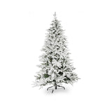 Weihnachtsbaum 180cm mit Schnee und LED Christbaum Kunsttanne Tanne