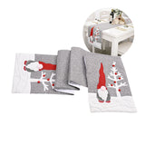 Tischläufer Wichtel Tischband Weihnachtsdeko Tischdecke Tischdeko