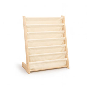 Holzregal mit Baumwolltuch Kinderregal Bücherregal Kinderbuchregal