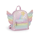 Kinderrucksack mit Flügeln Kindergartenrucksack Glitzer-Rucksack