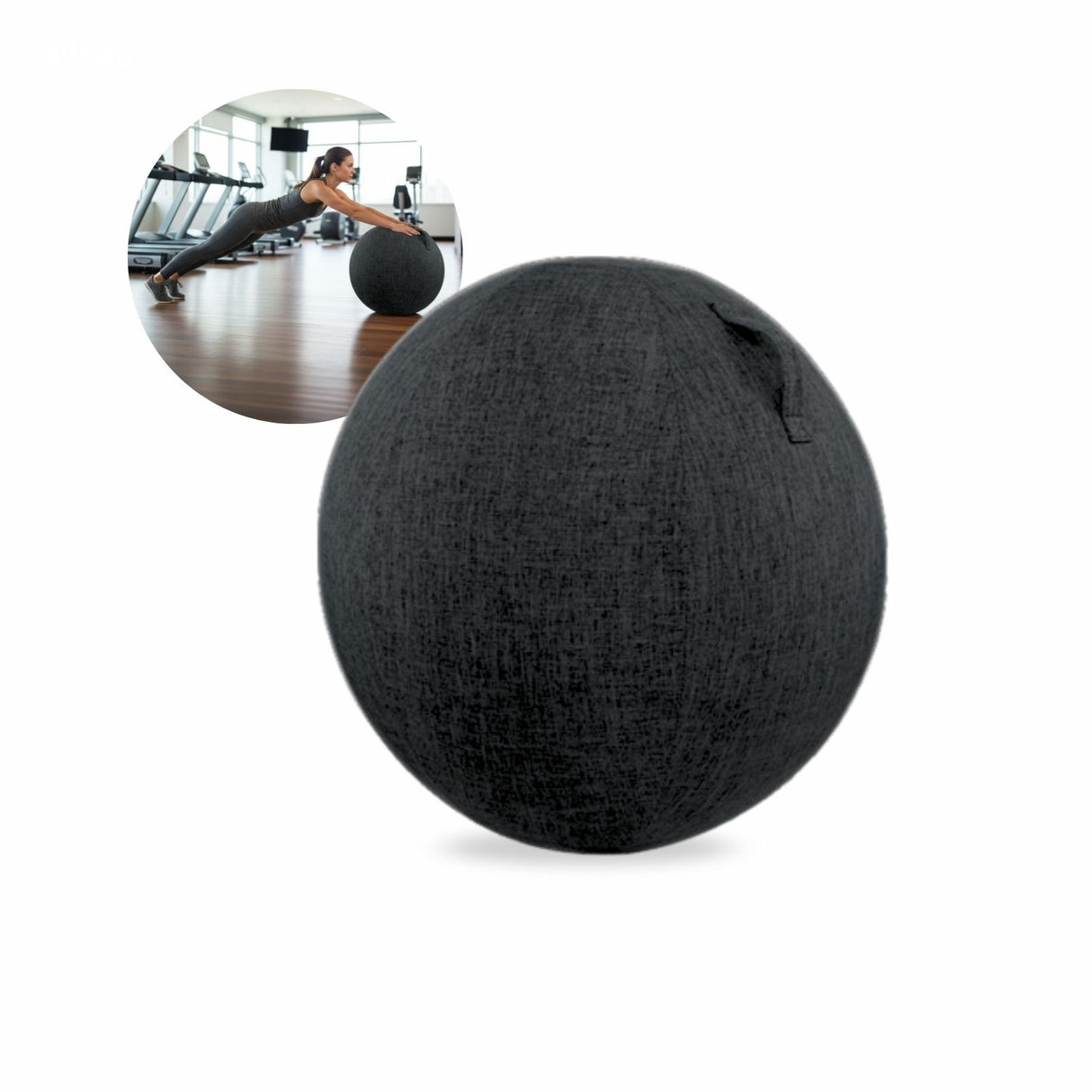 Sitzball mit Schutzhülle Fitnessball Yoga-Ball Gymnastikball