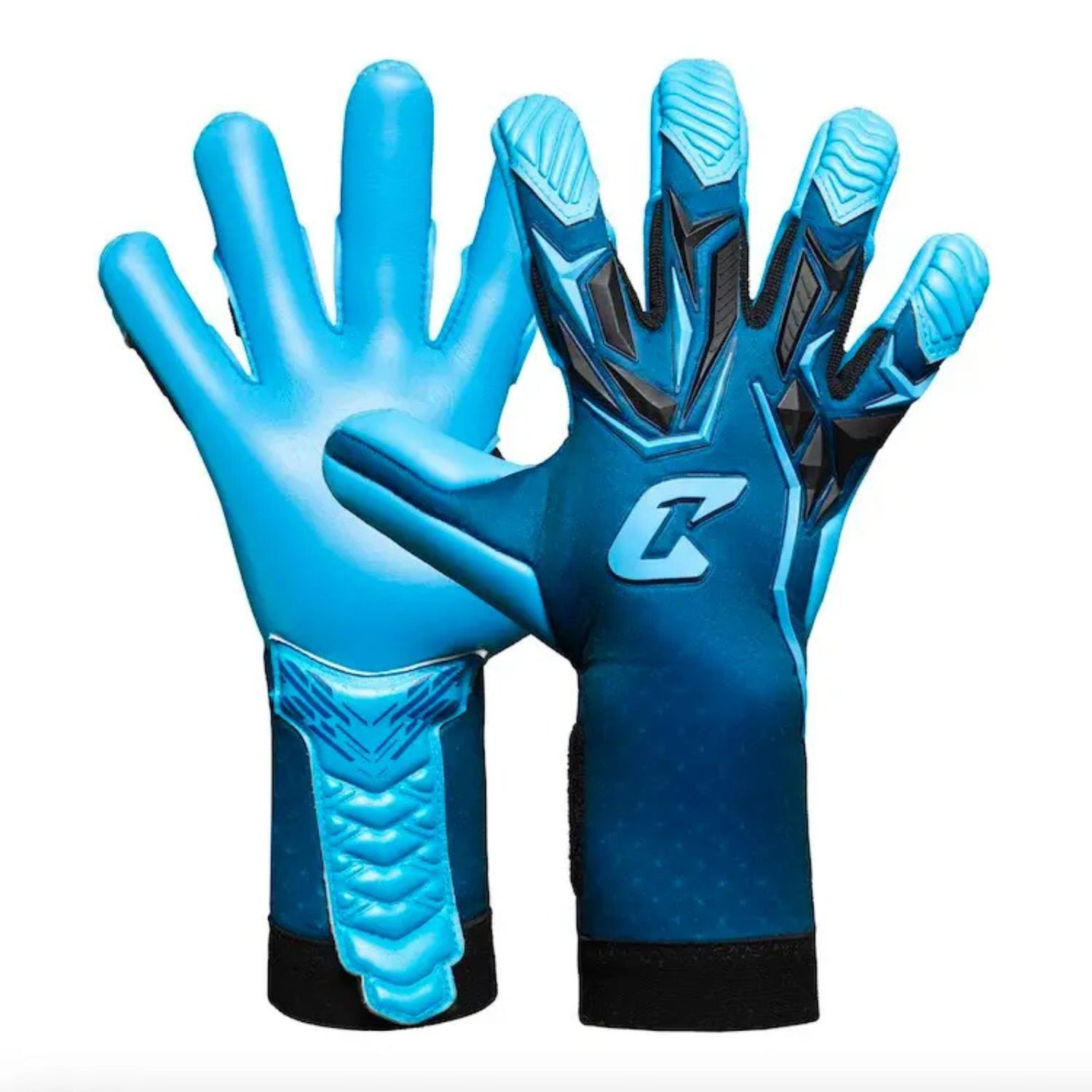 Fussballhandschuhe ViVor Rainy Blue Gr. 9.5 Torwart Goalie Handschuhe –