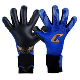 Fussballhandschuhe Pulse X Blue Gr. 12 Torwart Goalie Handschuhe