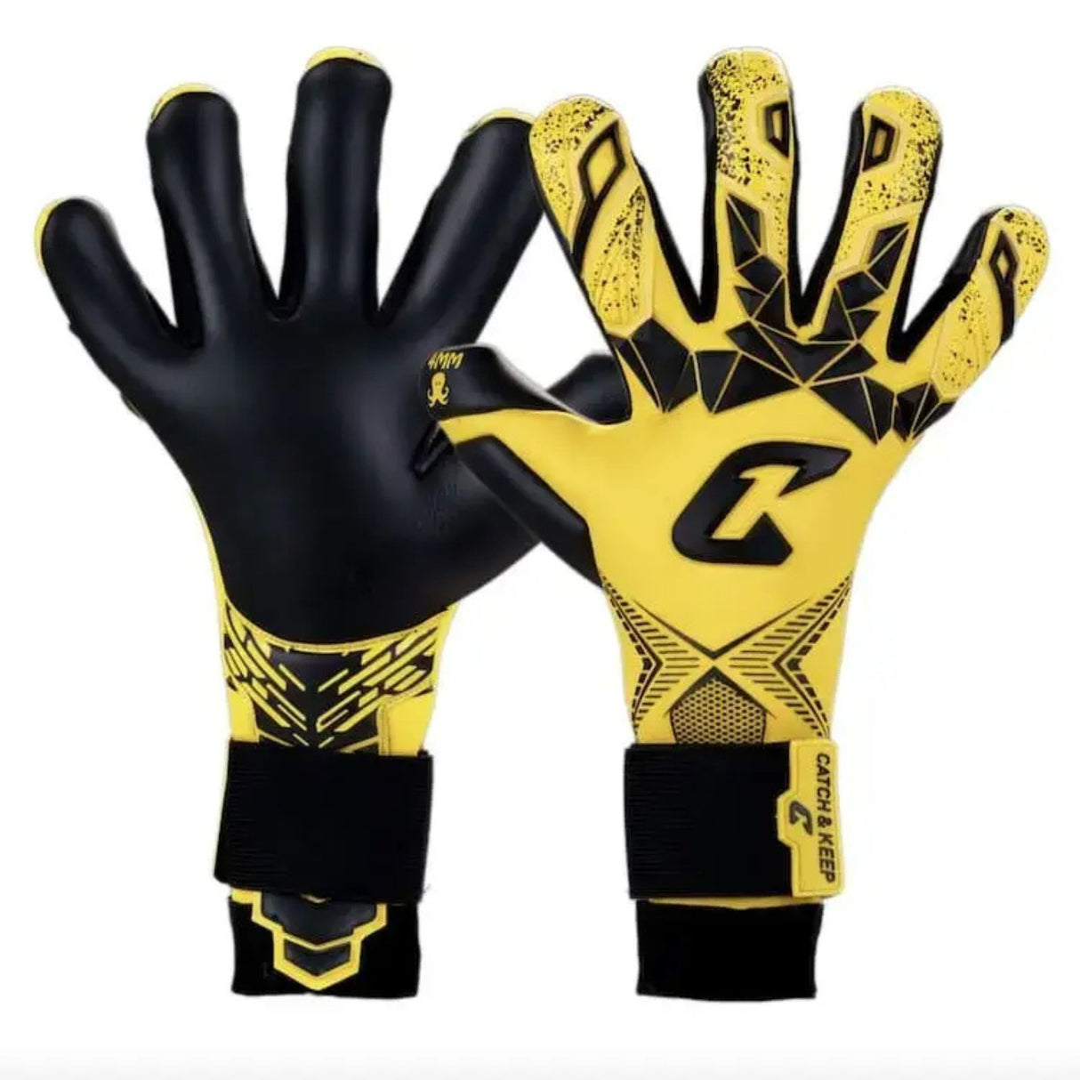 Fussballhandschuhe Pulse X Yellow Gr. 9.5 Torwart Goalie Handschuhe