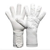 Fussballhandschuhe Pulse X All White Gr. 11 Torwart Goalie Handschuhe
