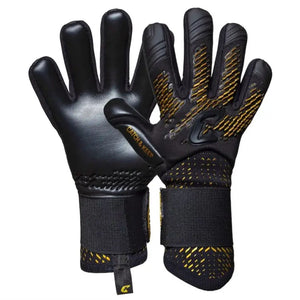 Fussballhandschuhe Revolution Gold Gr. 8 Torwart Goalie Handschuhe