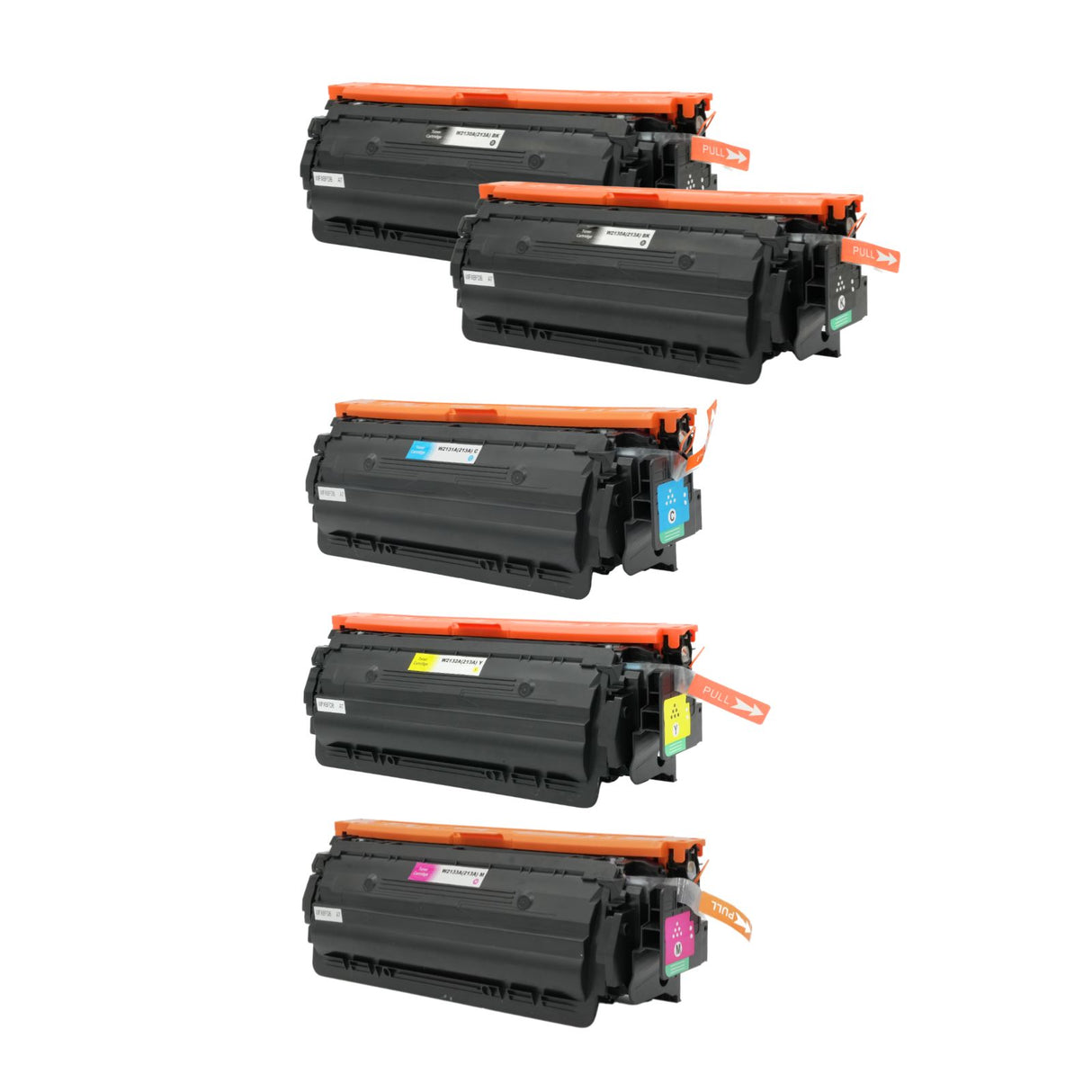 Kompatibler Toner für HP Color LaserJet Enterprise Flow MFP 6801zfsw - Black Cyan Yellow Magenta - 5er Set