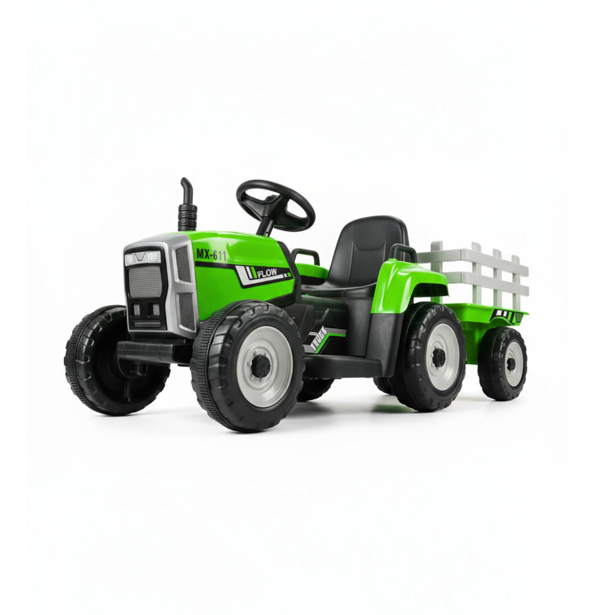 Elektro-Traktor für Kinder Elektroauto mit Anhänger Kinderfahrzeug