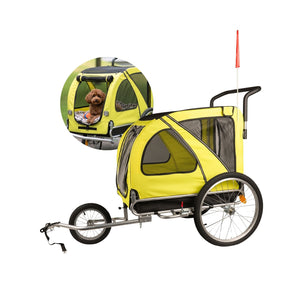 Tieranhänger fürs Velo Hunde-Fahrradanhänger Hundejogger Veloanhänger