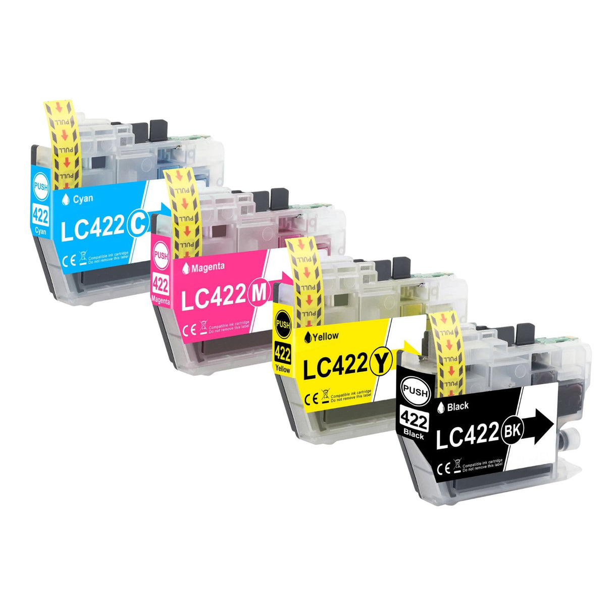 Kompatible Tintenpatrone für Brother MFC-J6540DW - Black Cyan Yellow Magenta - 4er Set