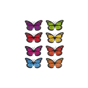 8er Magnet-Set Deko-Schmetterling Monarchfalter-Magnet Kühlschrankmagnet
