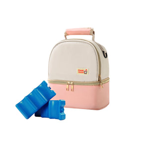 3er-Set Milchkühltasche mit Kühlakkus Tragetasche Rucksack Kühlpacks