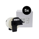 5er-Set Alternative Etikettenrolle zu Brother DK-11202 Etiketten
