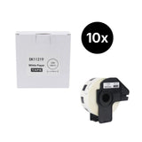 10er-Set Alternative Etikettenrolle zu Brother DK-11219 Etiketten