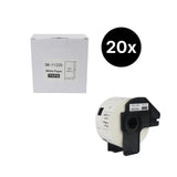 20er-Set Alternative Etikettenrolle zu Brother DK-11220 Etiketten