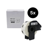 5er-Set Alternative Etikettenrolle zu Brother DK-11221 Etiketten