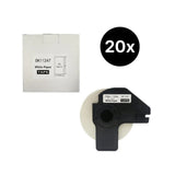 20er-Set Alternative Etikettenrolle zu Brother DK-11247 Etiketten