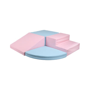 4-tlg. Softbausteinset für Kinder Eckkletterer Softplay-Bausteine