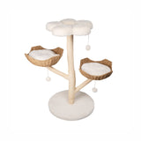 Kratzbaum mit Körben und Plattform Katzenbaum Katzenspielzeug Kletterbaum