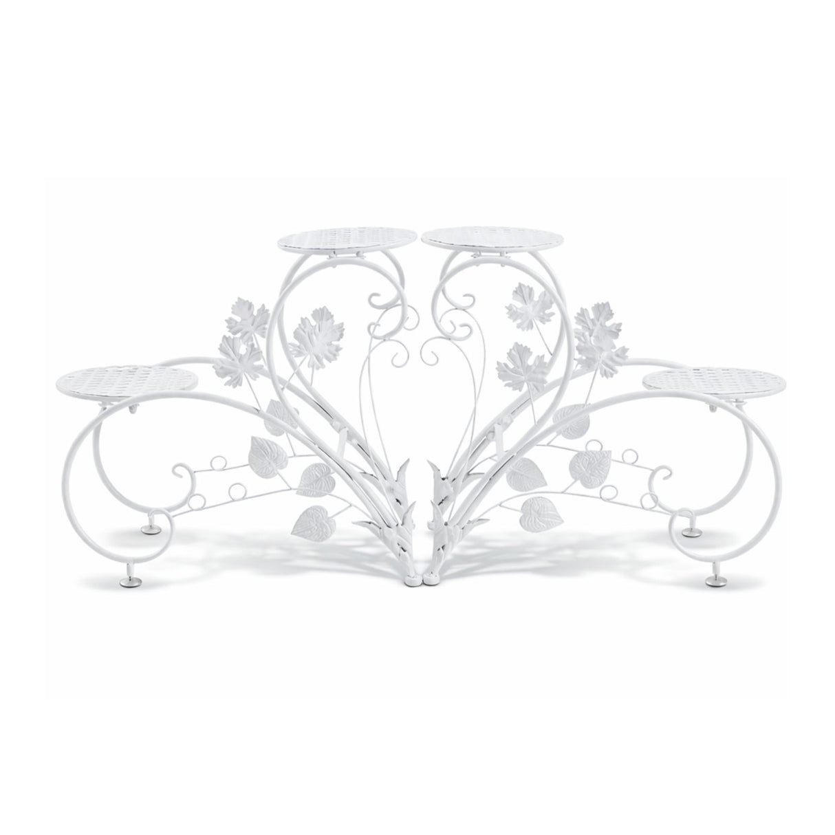 2-tlg. Blumenständer Blumentreppe Pflanzenregal Blumenetagere