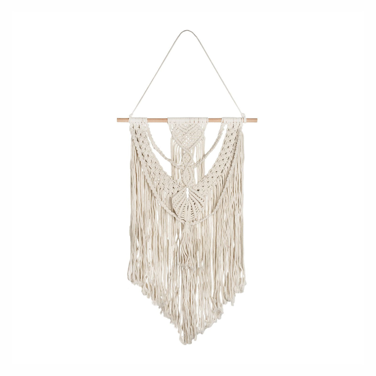 Makramee-Wandbehang Boho-Wandhänger Boho-Wanddeko Makramee-Hängedeko