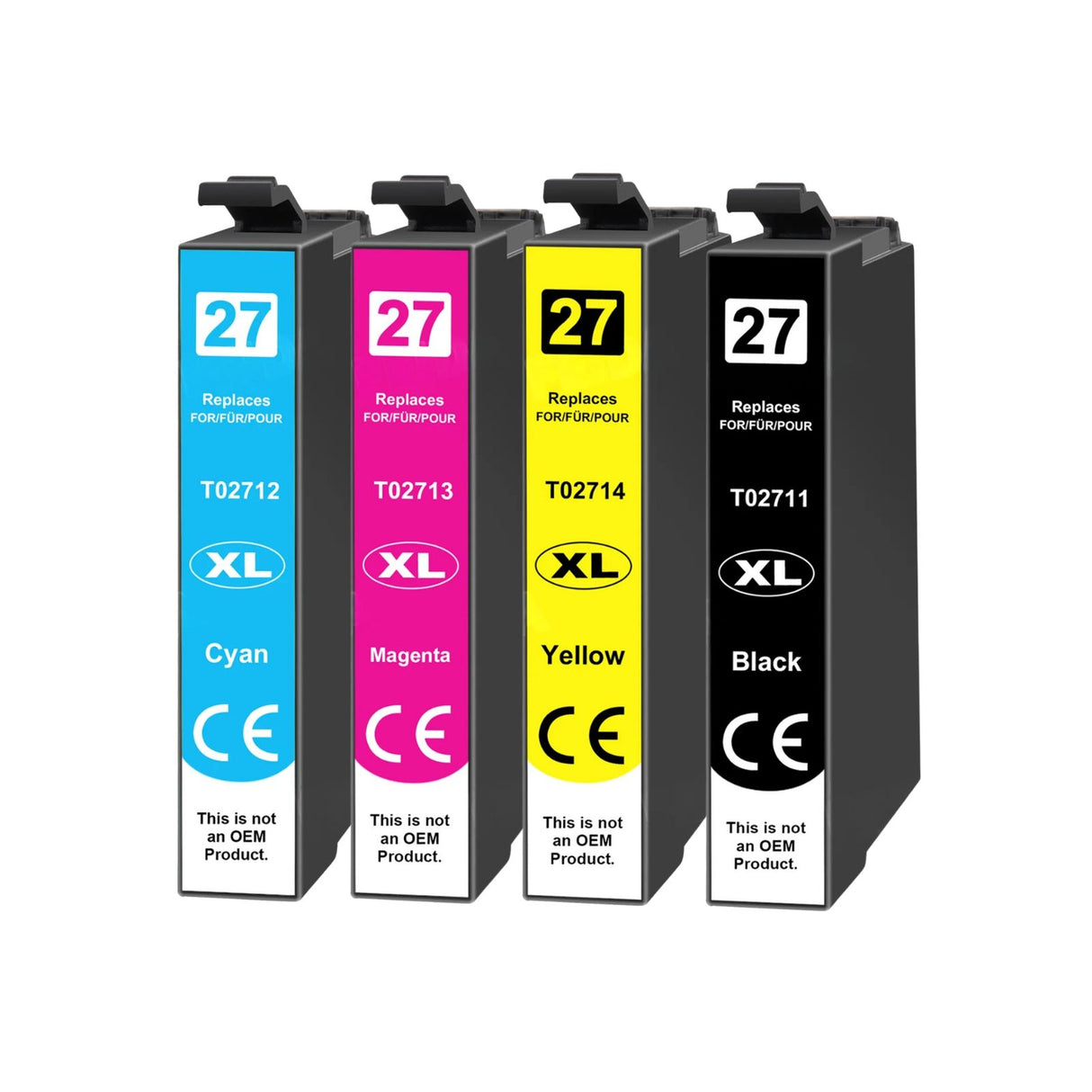 Kompatible Tintenpatrone XL für Epson WorkForce WF-7110DTW - Black Cyan Yellow Magenta - 4er Set