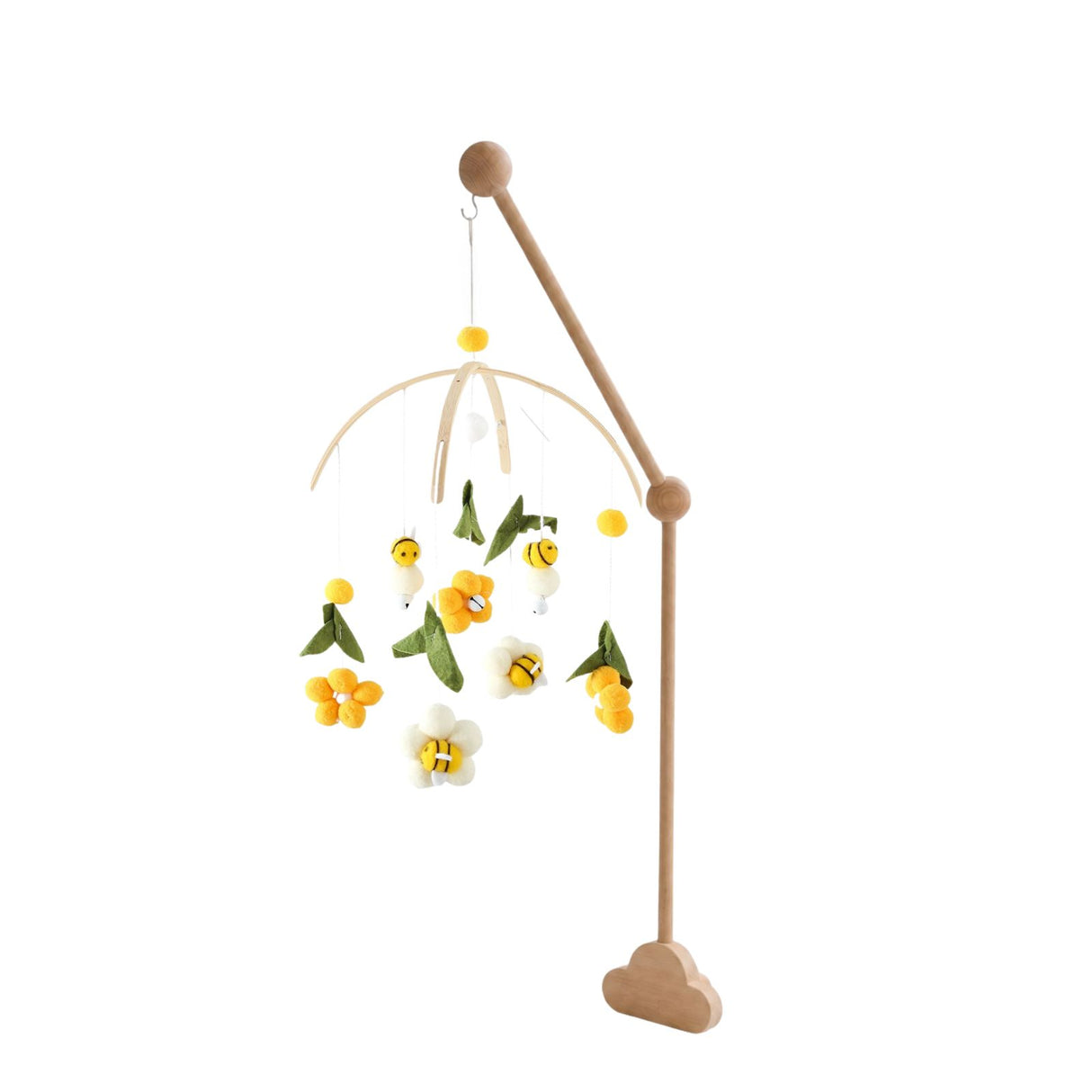 Mobile mit Halterung Bienen Babymobile mit Glockenhalter