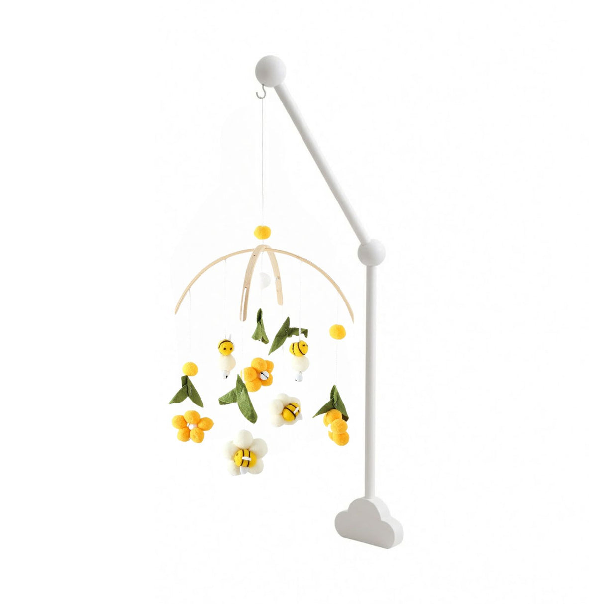 Mobile mit Halterung Bienen Babymobile mit Mobilearm