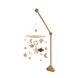 Mobile mit Halterung Stern Weiss Babymobile mit Glockenhalter