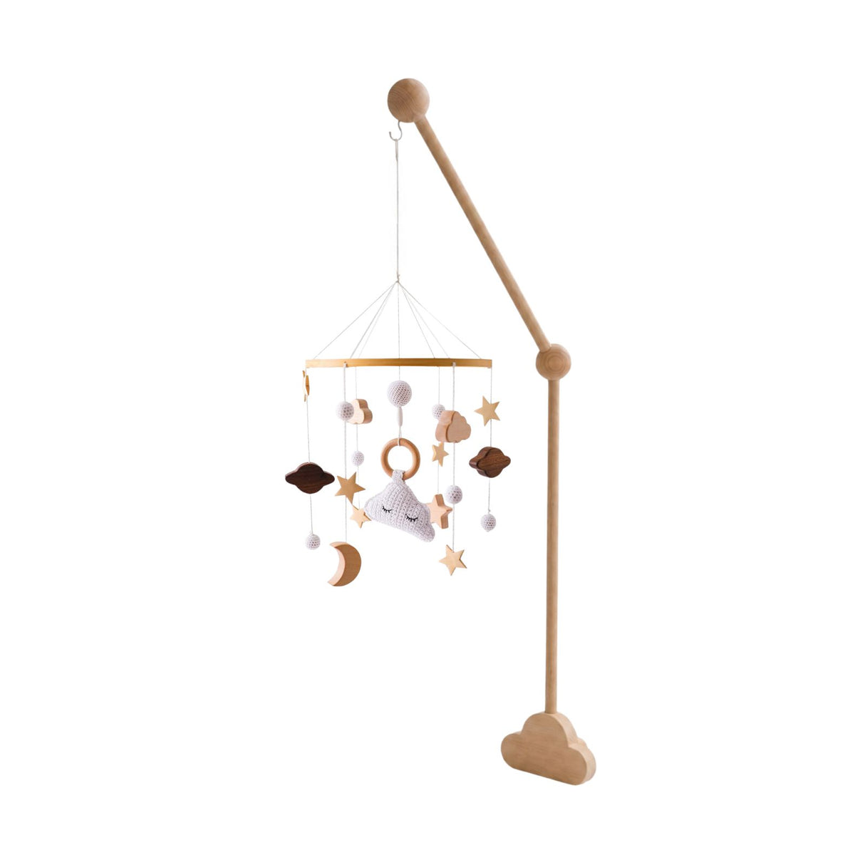 Mobile mit Halterung Wolke Babymobile mit Glockenhalter