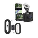 4K Dual-Dashcam mit Hardwire-Kit Onboard-Kamera mit Stromanschluss-Set