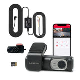 4K Dual-Dashcam mit Hardwire-Kit Auto-Kamera mit Stromanschluss-Set