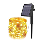 LED-Solar-Gartenbeleuchtung 32m Dekoleuchte Outdoor-Leuchtgirlande
